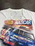 Distressed NASCAR Cut Off Shirt