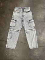Empyre Baggy Zip Off Cargo Denim