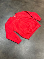 Berry Red Faded Crew