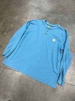 Blue Button Down Carhartt Long Sleeve