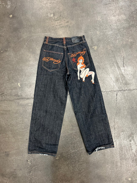 Ed Hardy Vintage Pinup Girl Jeans