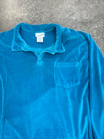 Irvine Park Velour Long Sleeve Teal