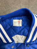 Satin Blue Bomber Jacket