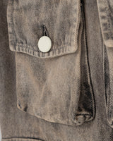 UNDERGOLD Multi-Pocket Cargo Jean Washed Brown WMNS