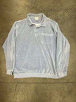 Irvine Park Velour Long Sleeve Grey Blue