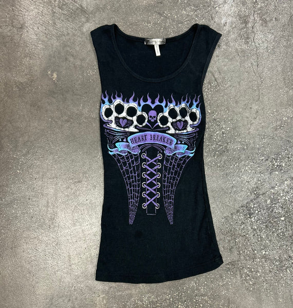 Heartbreaker Y2K Biker Tank Top