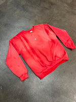 Berry Red Faded Crew