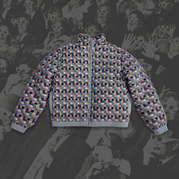 Lifted Anchors "TAPER" CHECKER KNIT PUFFER