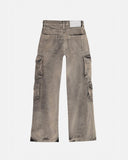 UNDERGOLD Multi-Pocket Cargo Jean Washed Brown WMNS