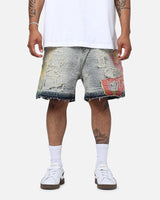 LIFTED ANCHORS "MARIA" BORO SHORTS