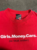 Top Heavy Girls Money Cars Tee