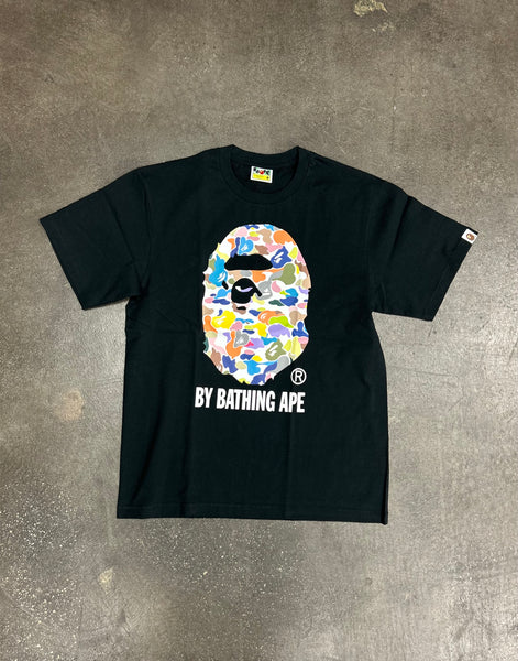 Bape Multi Camo Big Ape Head Tee