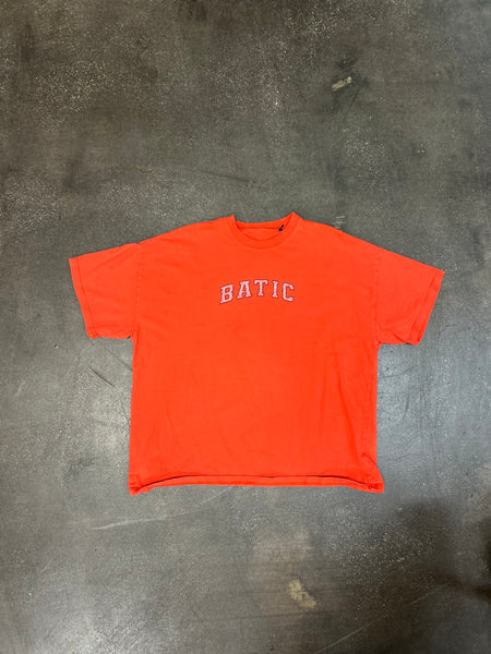 Batic Oversized Orange Tee