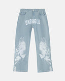 UNDERGOLD Golden Hills III Eagle Wide Jean Light Blue WMNS