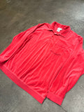 Irvine Park Velour Long Sleeve Red