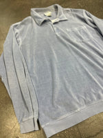 Irvine Park Velour Long Sleeve Grey Blue