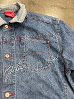 Platinum FUBU Fat Albert Denim Button Down