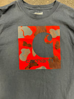 Carhartt Orange Camo Logo Long Sleeve