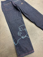 Platinum Fubu Fat Albert Jeans