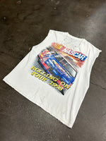 Distressed NASCAR Cut Off Shirt