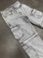 Empyre Baggy Zip Off Cargo Denim