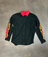 Flame Button Up