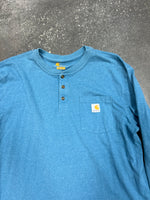 Blue Button Down Carhartt Long Sleeve