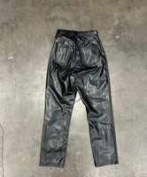 Ambercrombie ‘90s Straight Leather Jeans