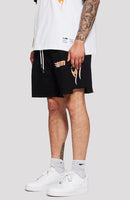 Outlaw Flame Fleece Short (Black)