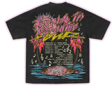 TOXICITY TROUBLE IN PARADISE VINTAGE BLACK