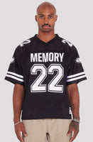 Memory Lane Football Jersey Black