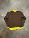 Mossimo Brown and Yellow Zip Up