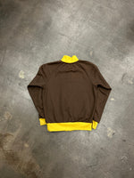 Mossimo Brown and Yellow Zip Up