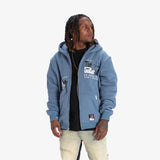 SUGARHILL "CORLEONE" FULL-ZIP HOODIE (BLUE)