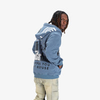 SUGARHILL "CORLEONE" FULL-ZIP HOODIE (BLUE)