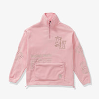 SUGARHILL "TEMPTATION" QUARTER ZIP (PINK FLEECE)