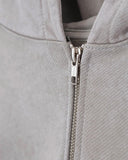 UNDERGOLD Golden Hills III Vintage Eagle Zip-up Hoodie Vintage Gray