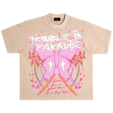 TOXICITY TROUBLE IN PARADISE  TAN SHIRT