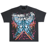 TOXICITY TROUBLE IN PARADISE VINTAGE BLACK SHIRT