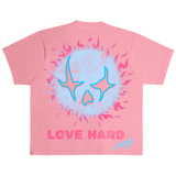 TOXICITY TROUBLE IN PARADISE SALMON SHIRT