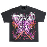 TOXICITY TROUBLE IN PARADISE VINTAGE BLACK SHIRTt