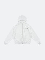 FRAGILE CLUB Heather Gray Zip-up